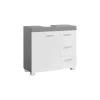 Mueble Bajo Lavabo 30 x 70 x 64 cm Blanco Nube y Gris Paloma