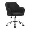 Silla oficina giratoria, altura ajustable, negro