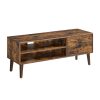 Mueble tv para salón, juegos, comedor, marrón rústico