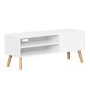 Mueble tv para salón, juegos, comedor, blanco