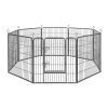 Corral plegable 80x80 cm, perros y mascotas, gris