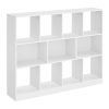 Estantería blanca divisoria con 11 compartimentos