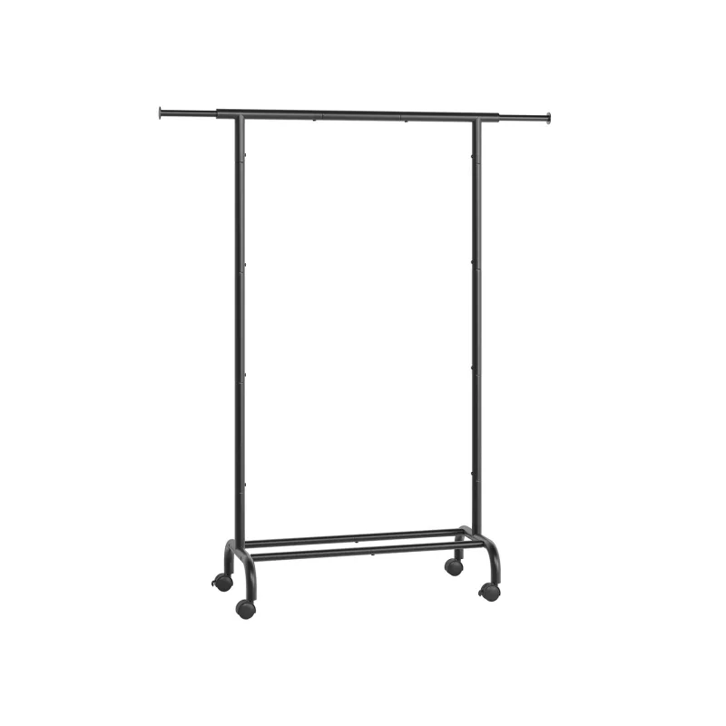 Burro para Ropa Tendedero 40 x (83-112) x 156 cm Negro Tinta
