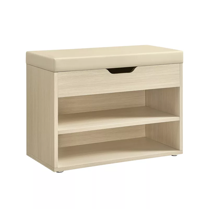 Banco Zapatero 30 x 60 x 44 cm Beige Natural