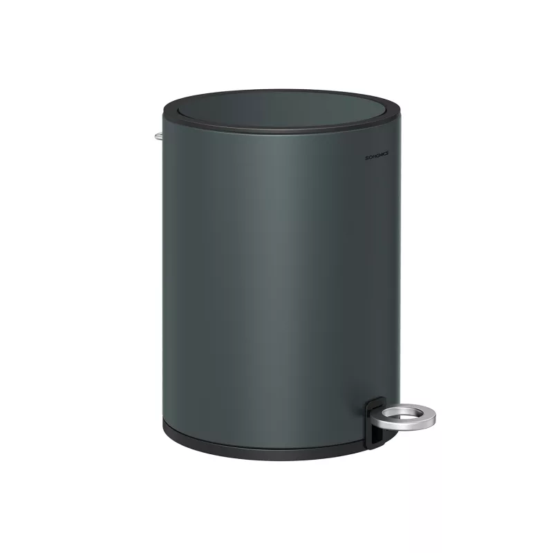 Cubo de basura para cosméticos 3 litros gris verdoso