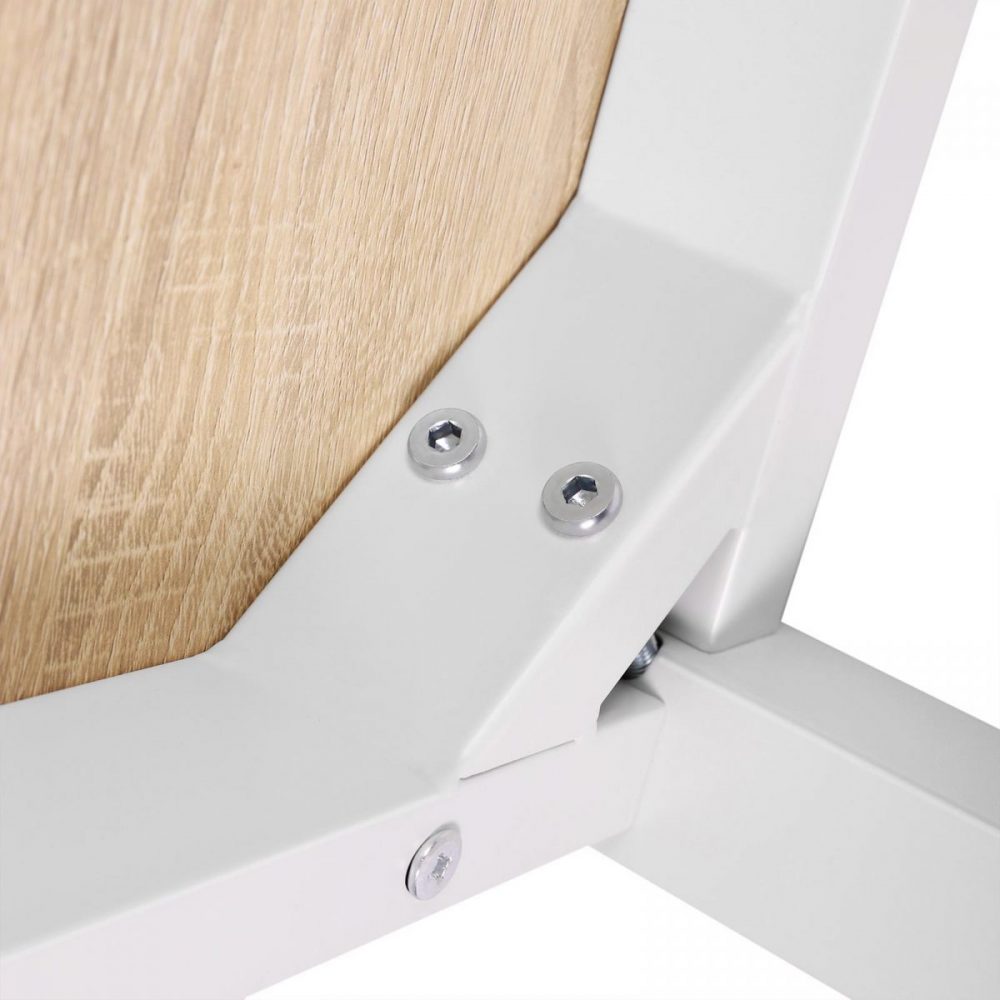 Mesa de ordenador 120x76x60 cm color madera - Imagen 5