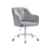 Silla de estudio altura ajustable gris paloma