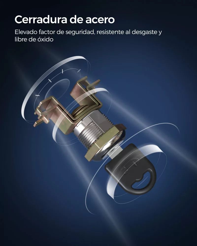 Armario de Almacenamiento de Acero Negro - Imagen 5