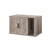 Mueble Arenero para Gatos 85x48,5x51 cm Greige Mélange