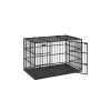 Jaula Pesada para Perros 122 x 75 x 80 cm Negro Tinta
